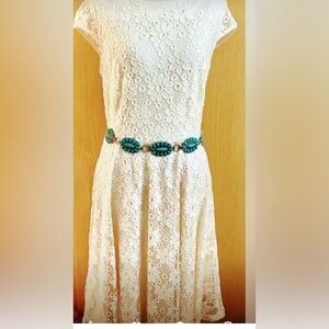 EUC-Dress Barn Lace Overlay Dress